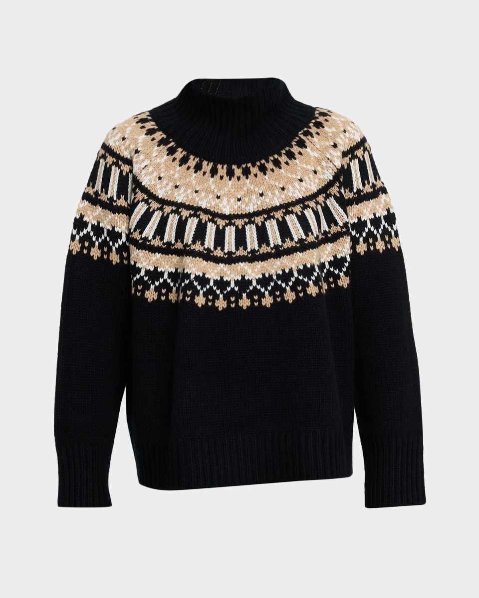 Scottie Slouchy Fair Isle Cashmere Sweater